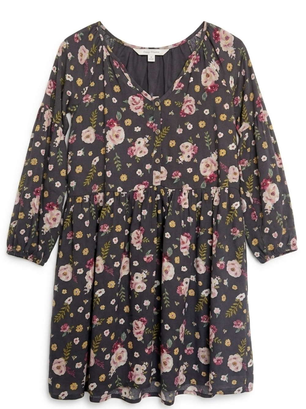 Jak & Peppar Floral Long Sleeve Dress Girls Size 7 Boho Cottagecore